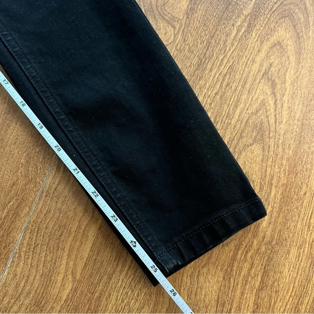Justice Black Denim PullOn Mid Rise leggings Pants kids size 12 plus